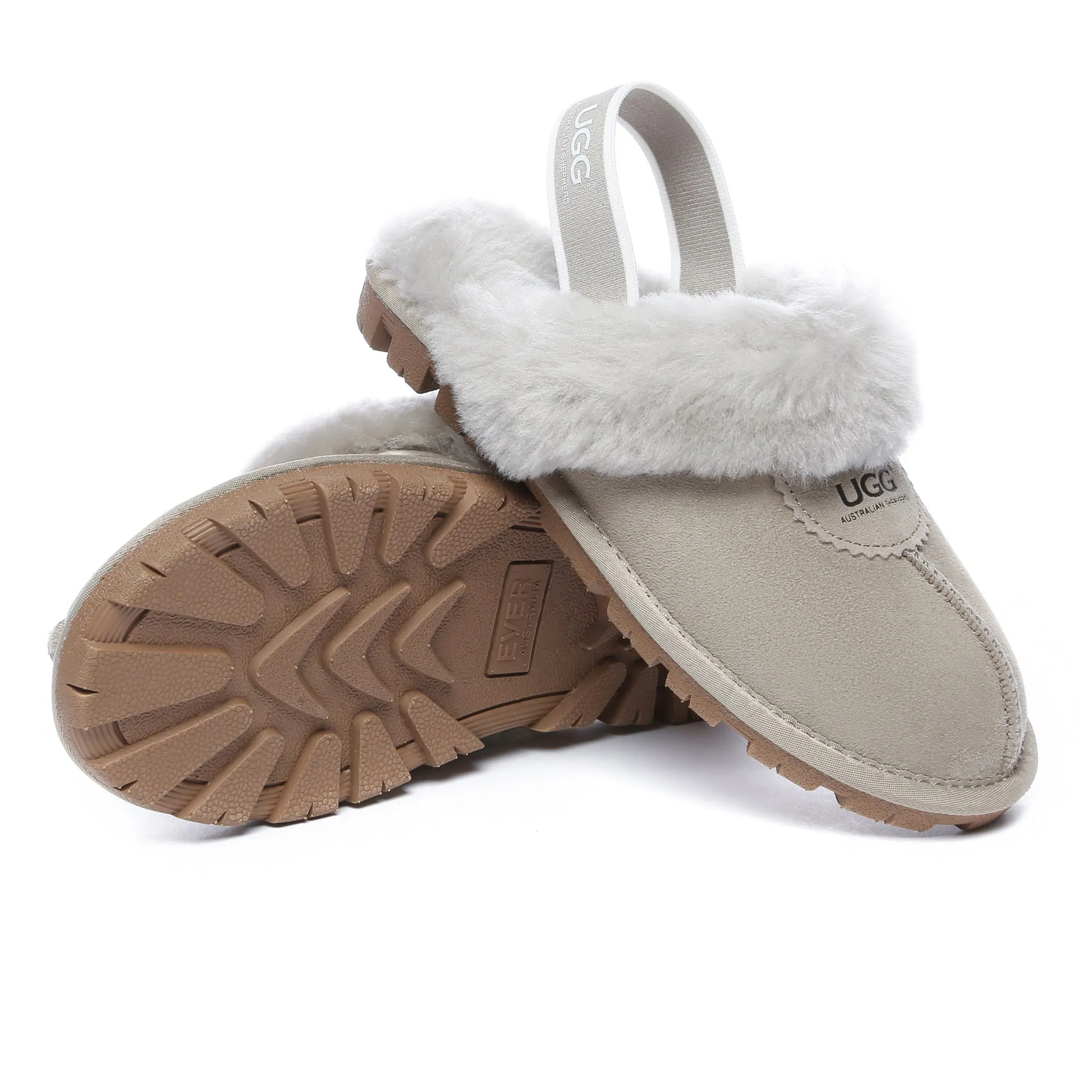 Slingback Premium Anti-Slip UGG Slippers