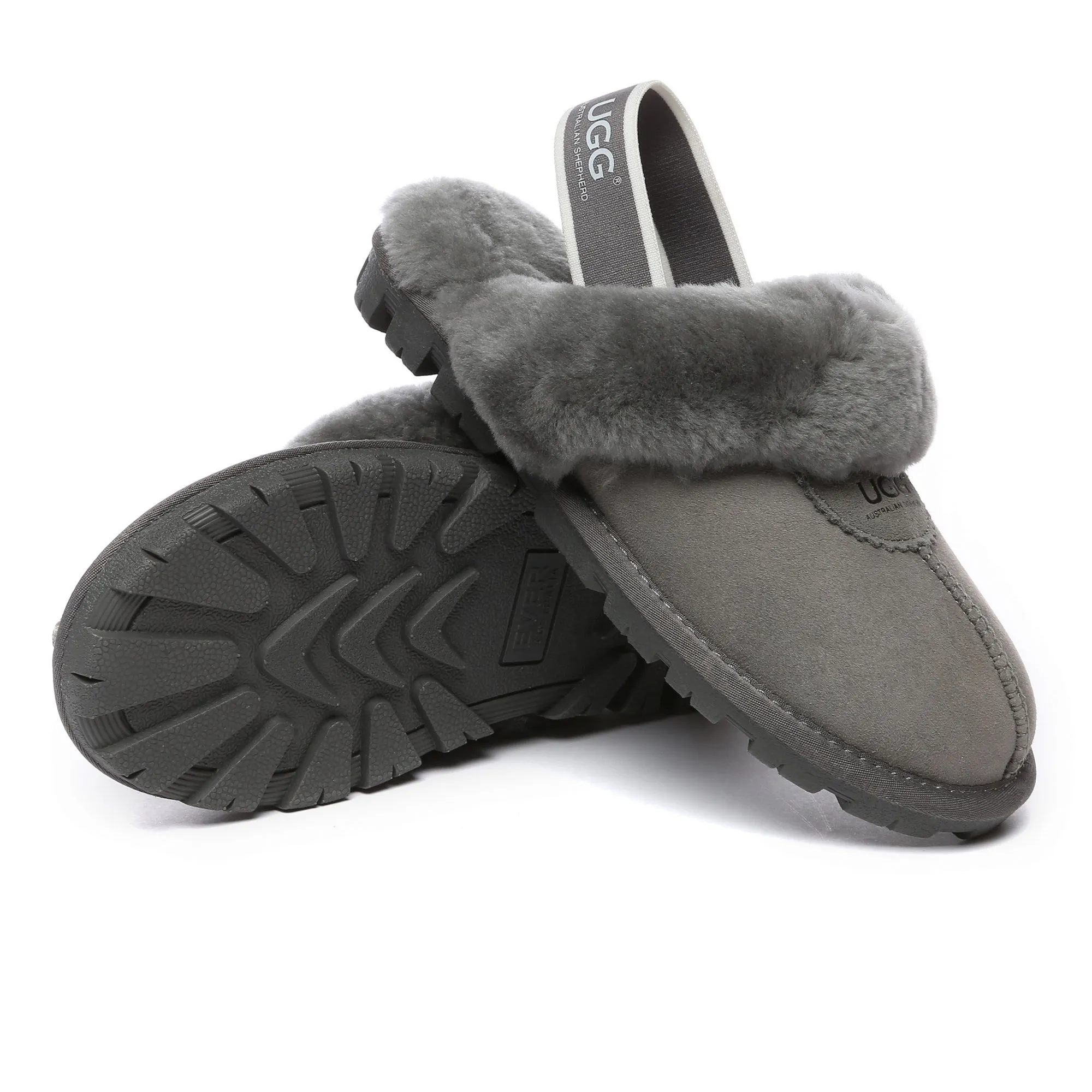 Slingback Premium Anti-Slip UGG Slippers