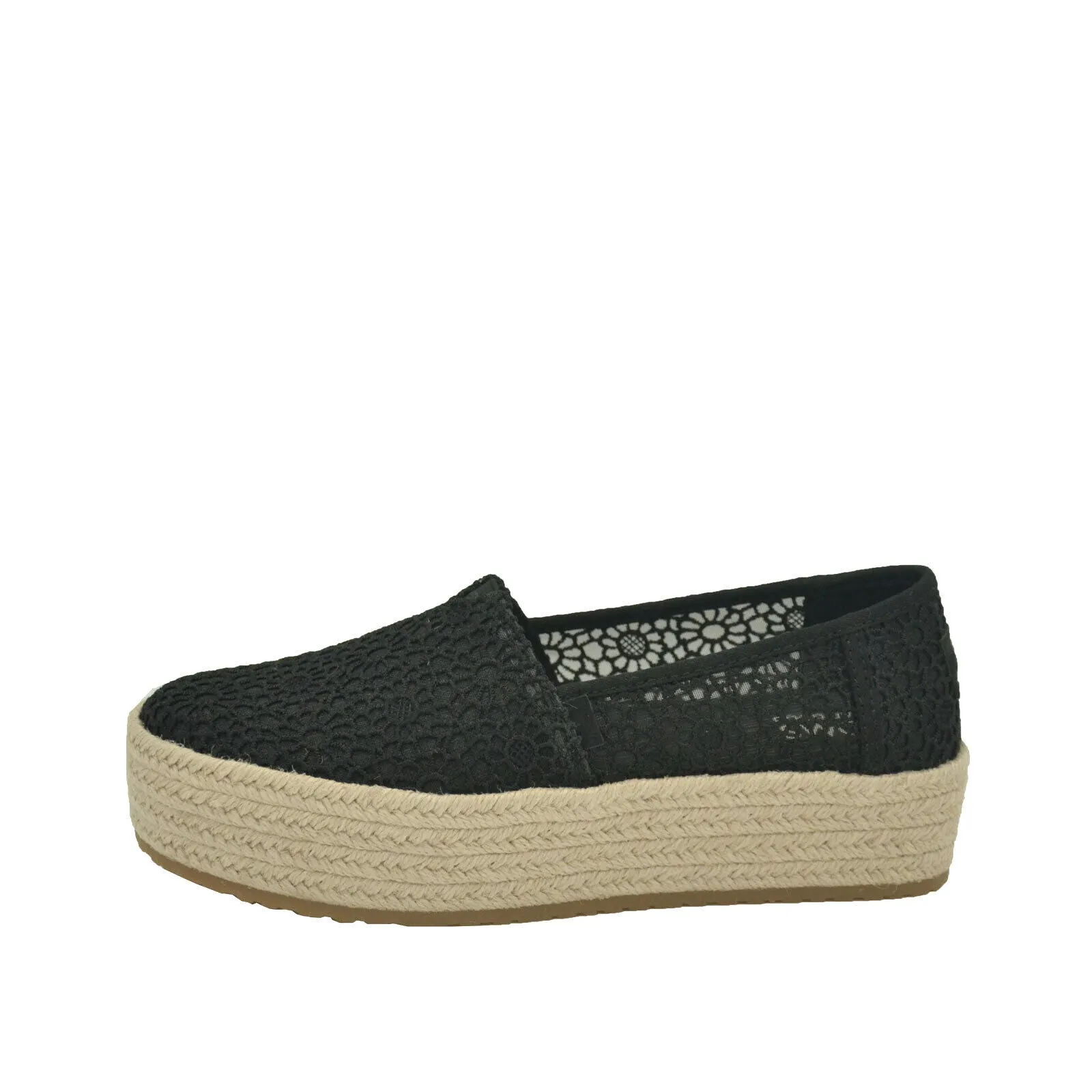 Toms Valencia 10020701 (Black Crochet)