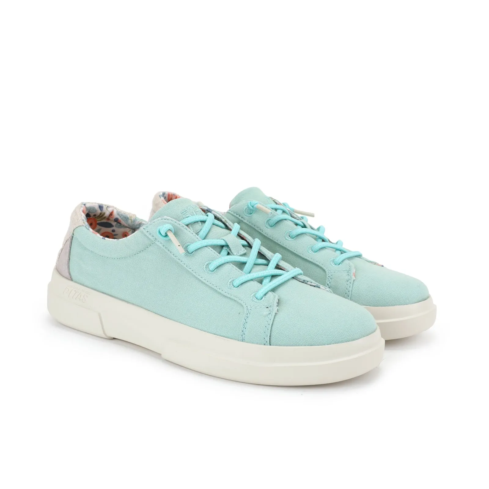 Turquoise Pic Iris Easy-On Sneakers