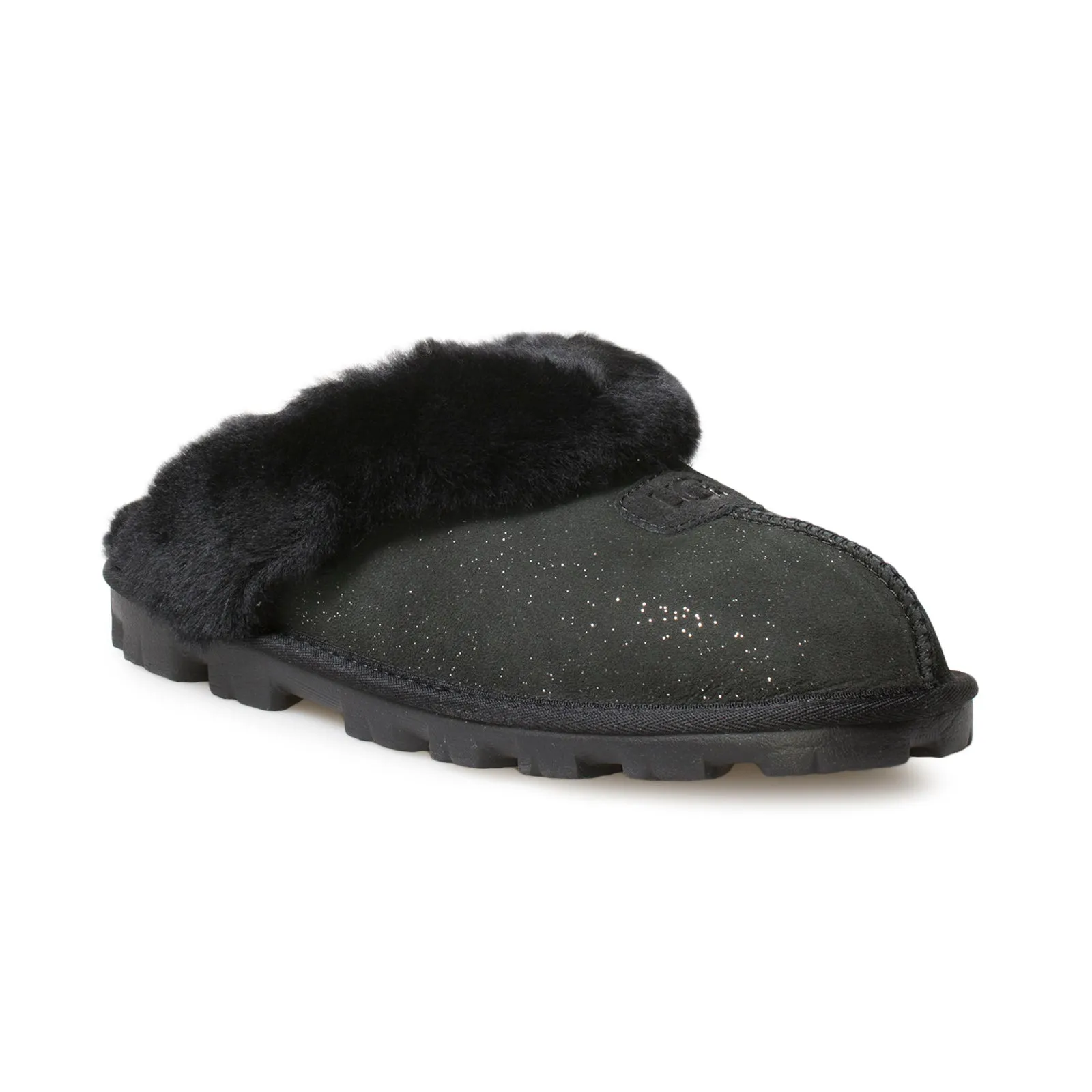 UGG Coquette Twinkle Black Slippers - Women's