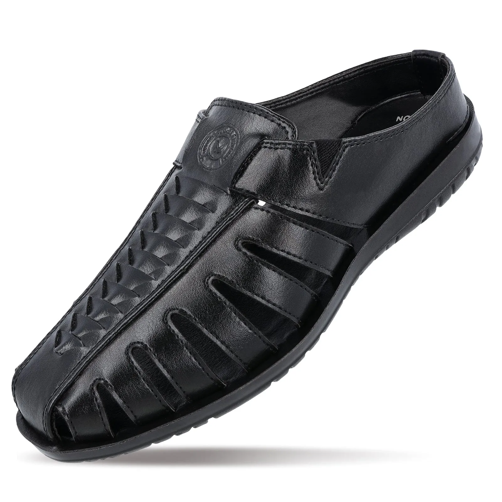 Mens Walkaroo WG5474 Black Sandals - Stylish, Comfortable, and Durable Footwear