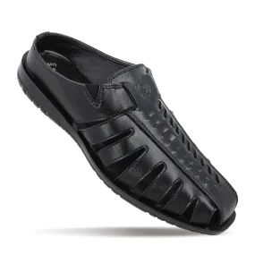 Mens Walkaroo WG5474 Black Sandals - Stylish, Comfortable, and Durable Footwear