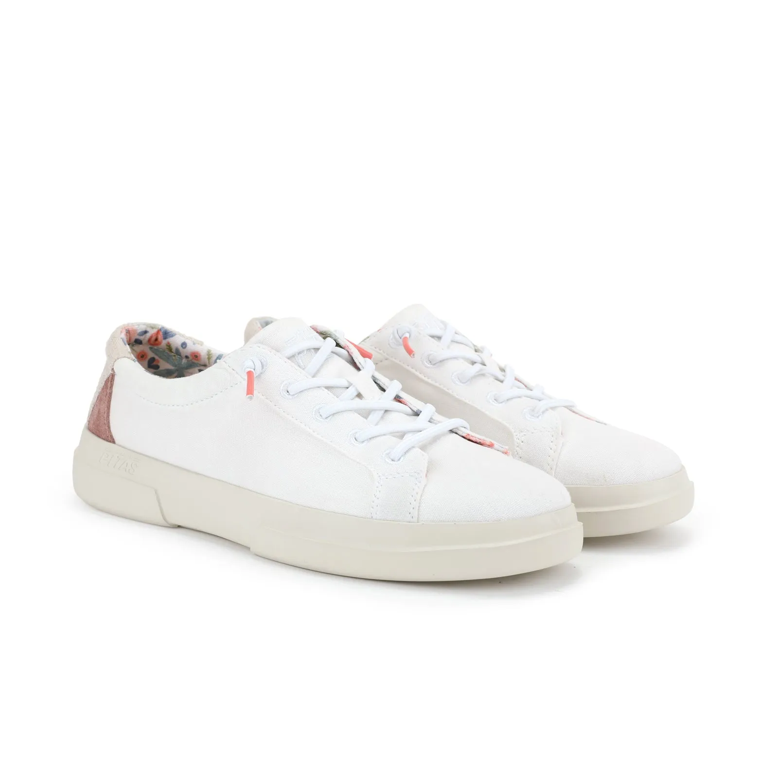 White Pic Iris Easy-On Sneakers